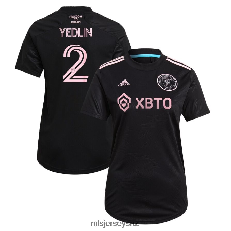 MLS Jerseys JerseyWomen Inter Miami CF DeAndre Yedlin Adidas Black 2021 La Palma Replica Player Jersey VRX6RJ1270